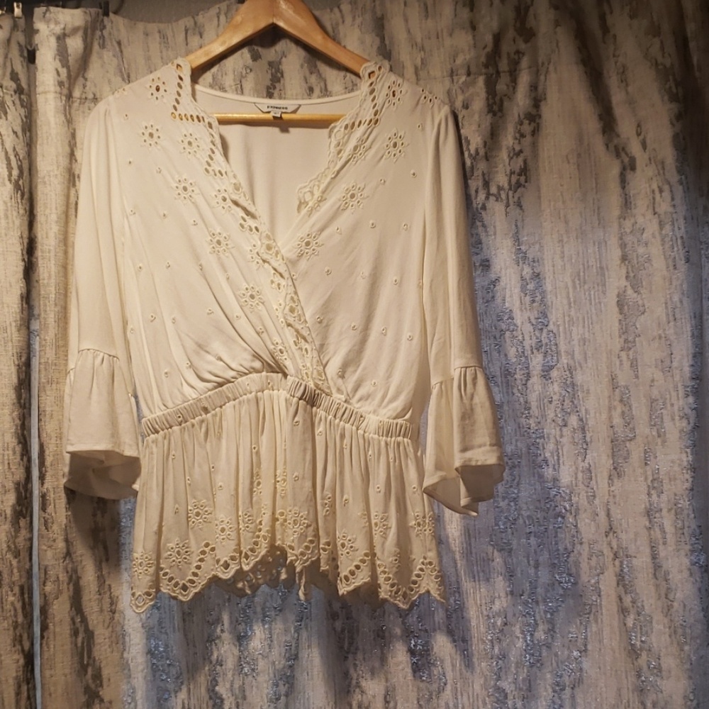 Peasant Top with Peplum from Express